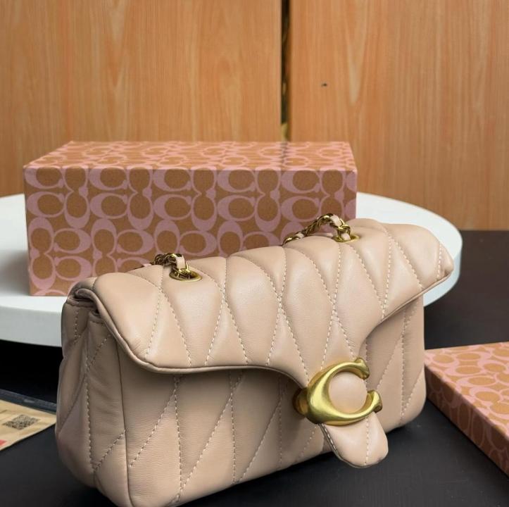 Coach Tabby 20 Quilted Leather Shoulder Bag With Box Dust bag Bill