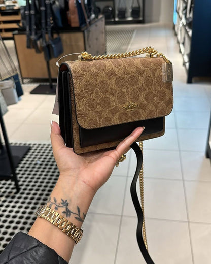 Coacch Klare flower Crossbody In Signature Bag With OG Box &amp; Dust Bag