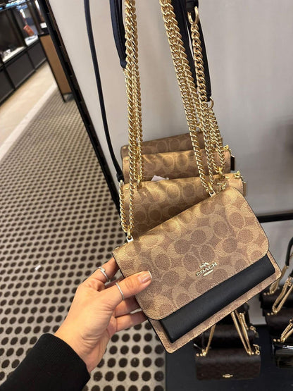 Coacch Klare flower Crossbody In Signature Bag With OG Box &amp; Dust Bag