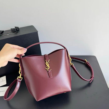 saiint laurrent bucket bag with og box