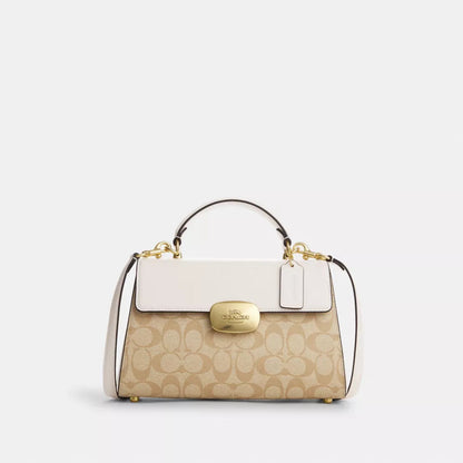 COAACH Eliza Top Handle In Signature Canvas