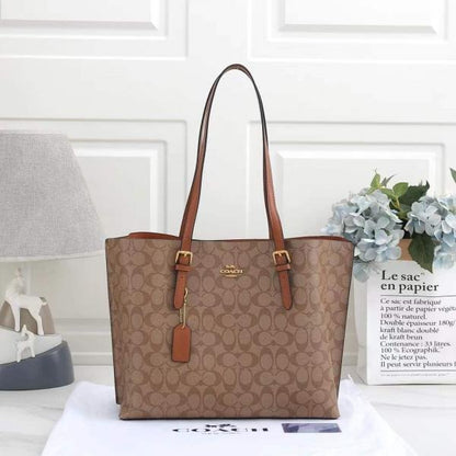Coaach Mollie Leather Tote Bag With Dust Bag &amp; Shoulder Strap