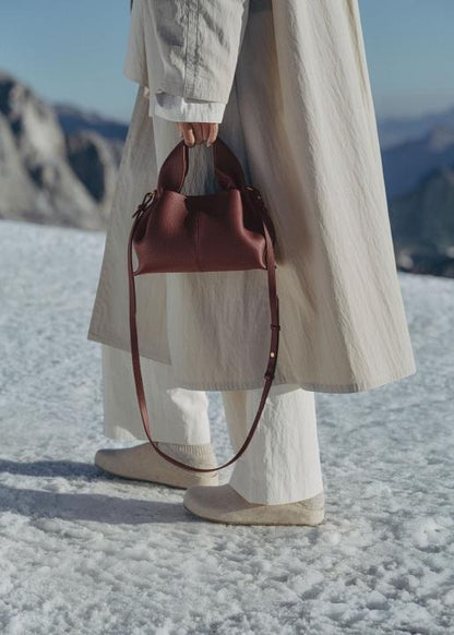 Poleene Numero Neuf Leather Shoulder Bag with box